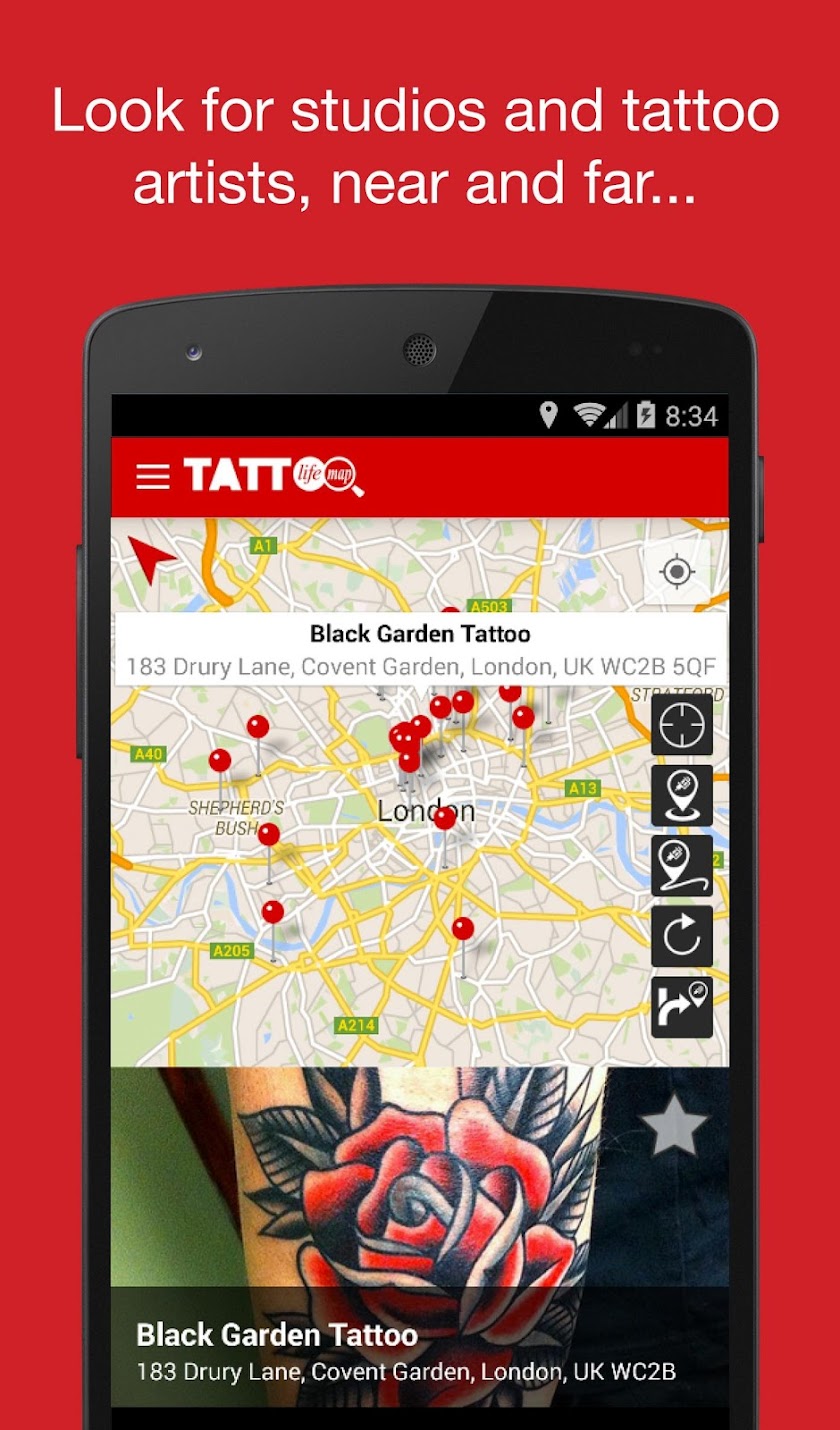 Tattoo Life Map Screen 2