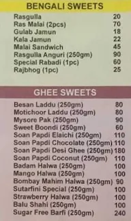 Bikaner Sweets menu 7