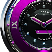 Pink Snake Watch Face