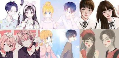 cute anime couple profile pictures