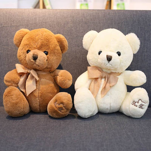 Title 1, Cute Teddy Bear Plush Toy Hug Bear Doll Butterf...
