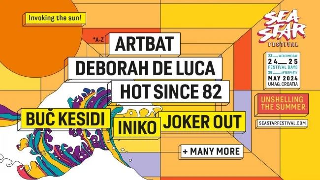 Moćno na glavnoj bini Sea Stara: Artbat, Iniko, HS82, Deborah, Joker Out i Buč Kesidi