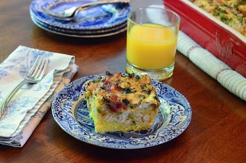 Click Here for Recipe: Easy Broccoli Bacon Breakfast Bake