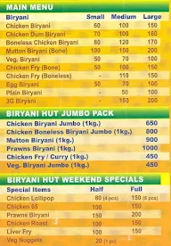 Biryani Hut menu 2