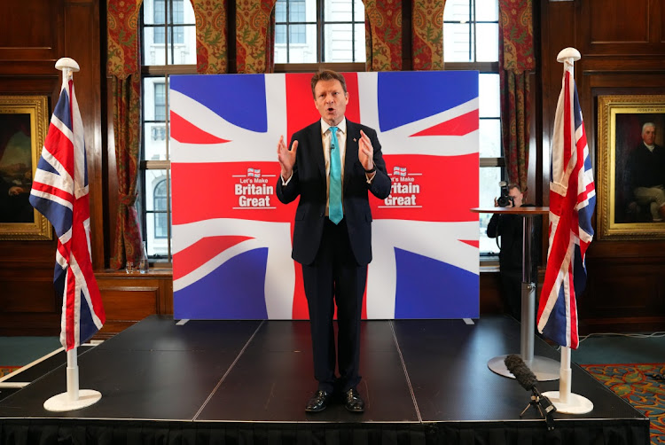 Richard Tice, party leader of Reform UK, speaks at a press conference in London, Britain, March 11 2024. Picture: Carl Court/Getty Images