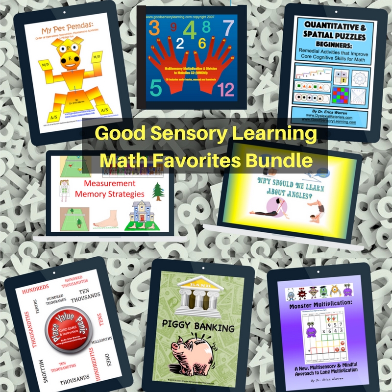  Math Favorites Multisensory Bundle Digital download