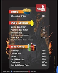 Cafe Pubg menu 1