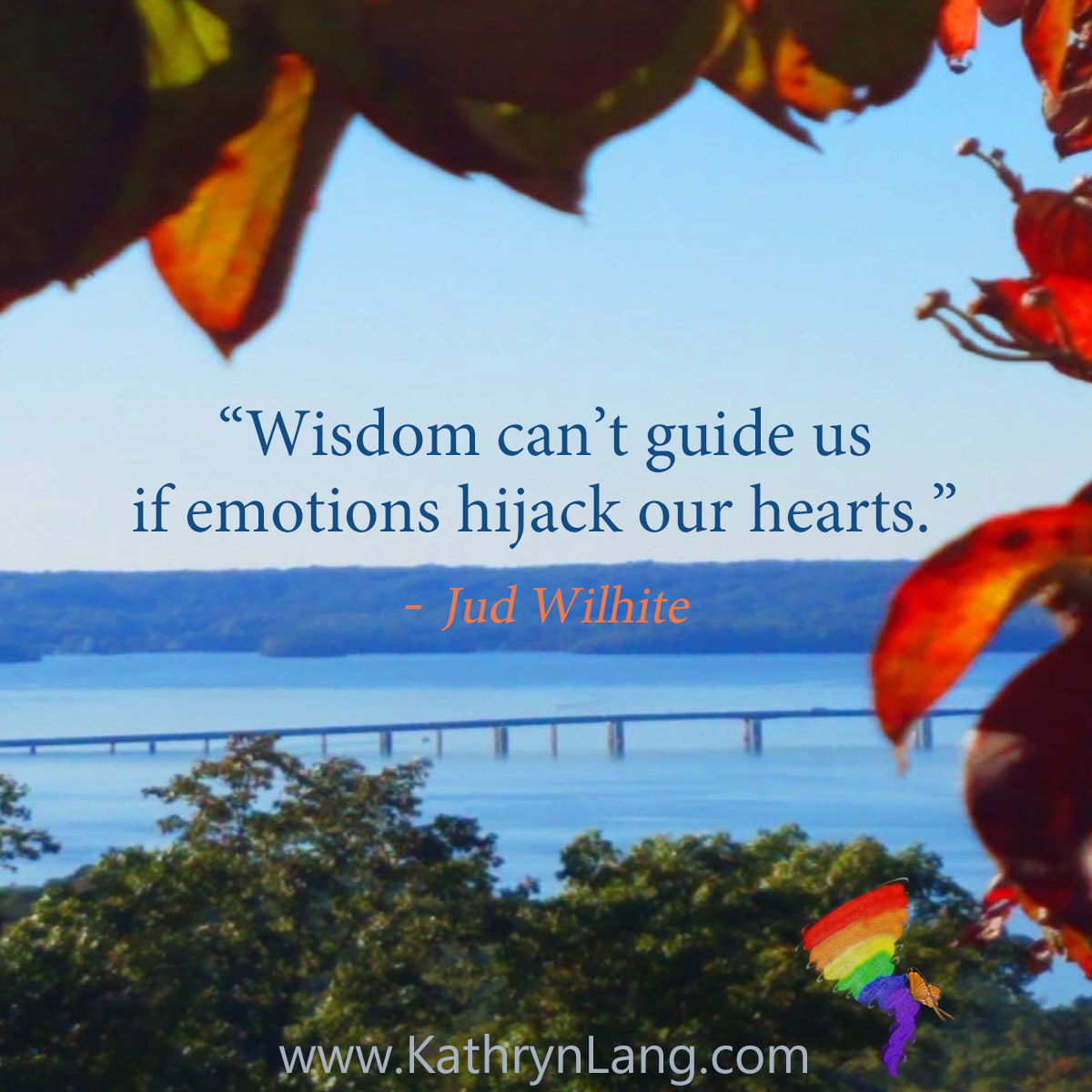 #QuoteoftheDay

“Wisdom can’t guide us 
if emotions hijack our hearts.” 
- Jud Wilhite