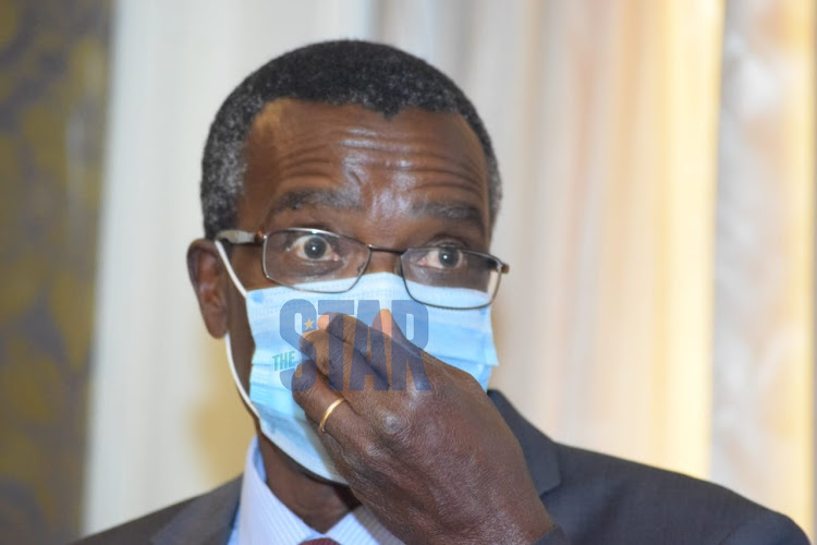 Retired Chief Justice David Maraga during his farewell luncheon by the Kenya Civil society at VillaRosa Kempinski on March 11, 2021.