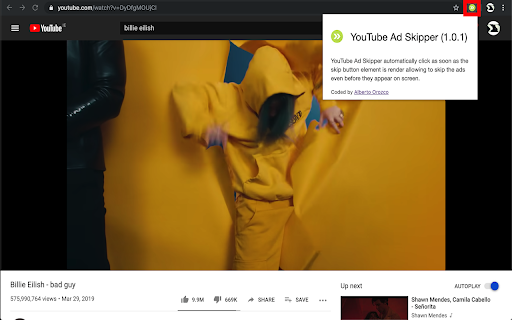 YouTube Ad Skipper