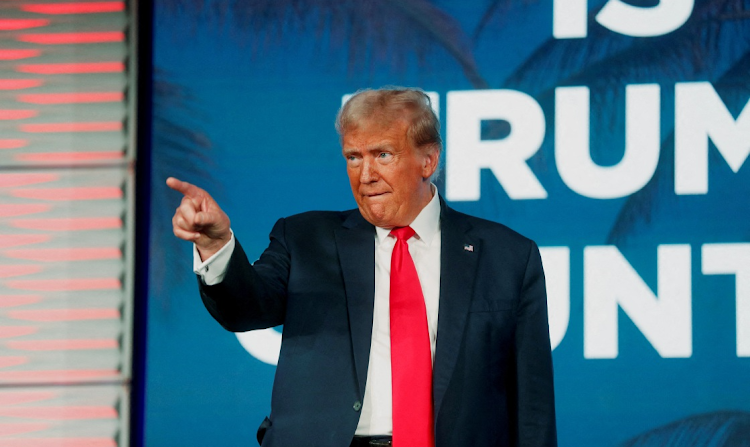 Former US president and current presidential Republican candidate frontrunner Donald Trump in Colorado. Picture: REUTERS/OCTAVIO JONES/PHIL PHOTO