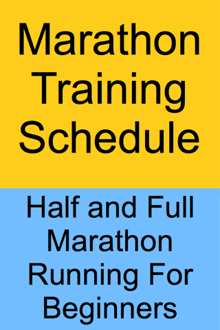 Marathon Training Schedule