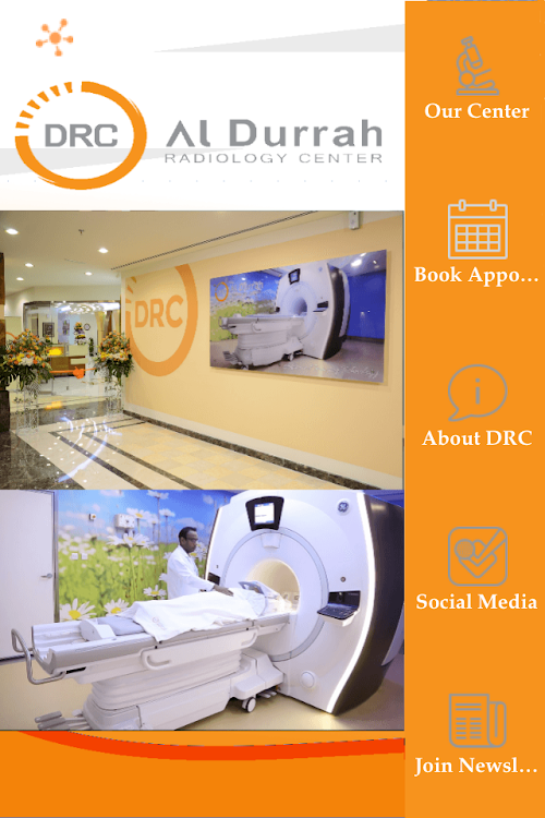 Android application AL Durrah Radiology Center screenshort