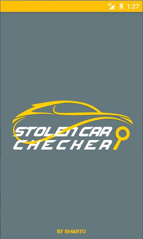 Android application Stolen Car Checker Pro screenshort