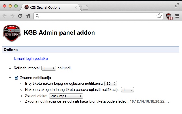 KGB Hosting GPanel (Admin)