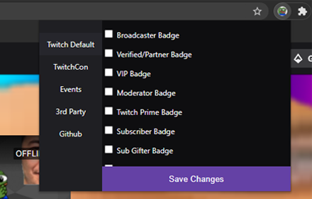 TwitchTV Badge Manager small promo image