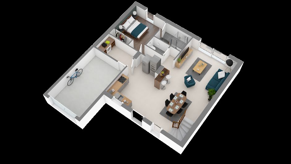 Vente maison neuve 5 pièces 100 m² à Hinx (40180), 263 122 €