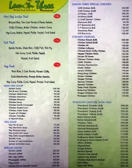 Lemon Three Restaurant menu 1