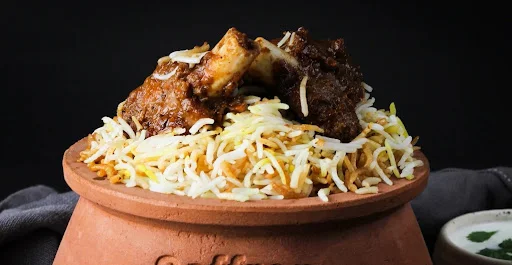 HyderabadiMuttonBiryani 4pcs+ChickenSeekhKebab 2pcs