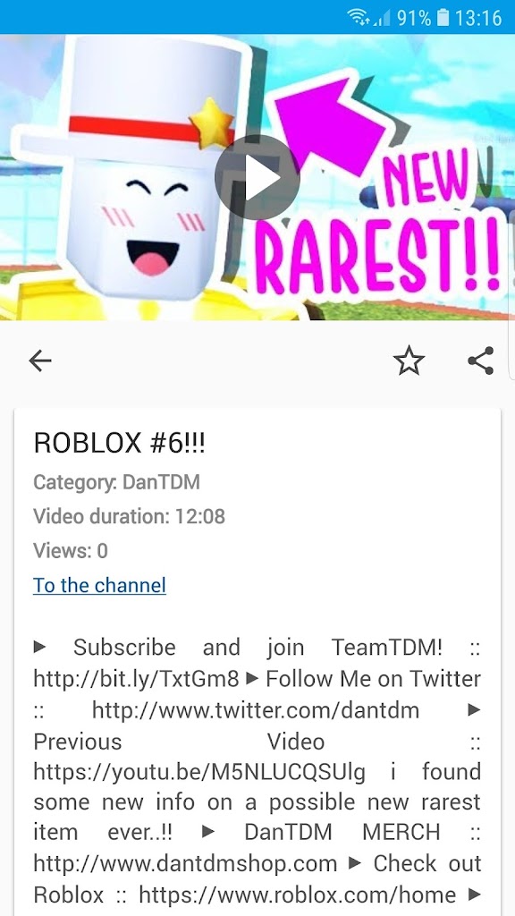 Dantdm Videos 1 0 0 Apk Download Com Mkar Dantdm Apk Free - dantdm playing roblox granny