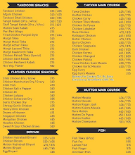 Legend Sardar menu 1