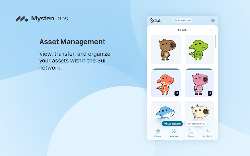 MystenLabs Osui Asset Management transfer, organize network. 