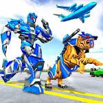 Cover Image of 下载 US Police Tiger Robot Game: Police Plane Transport 1.1.6 APK