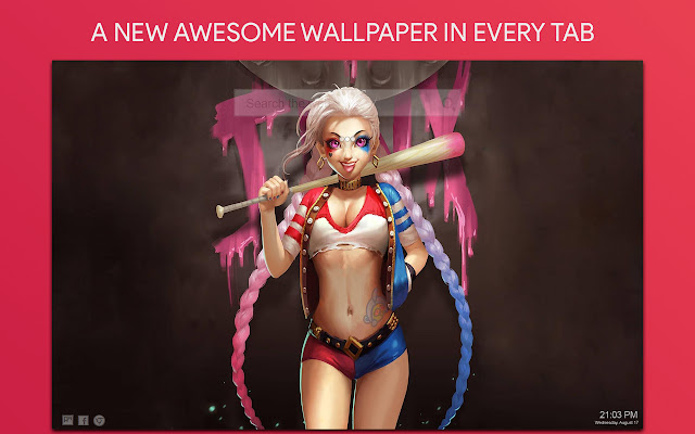 Harley Quinn Wallpaper HD Custom New Tab