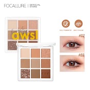 Bảng Phấn Mắt Focallure 9G 9 Màu Trang Điểm Chống Nước Lâu Trôi