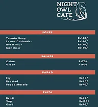 Night Owl Cafe And Beanery menu 1