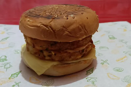 Cheese Double Tikki Burger