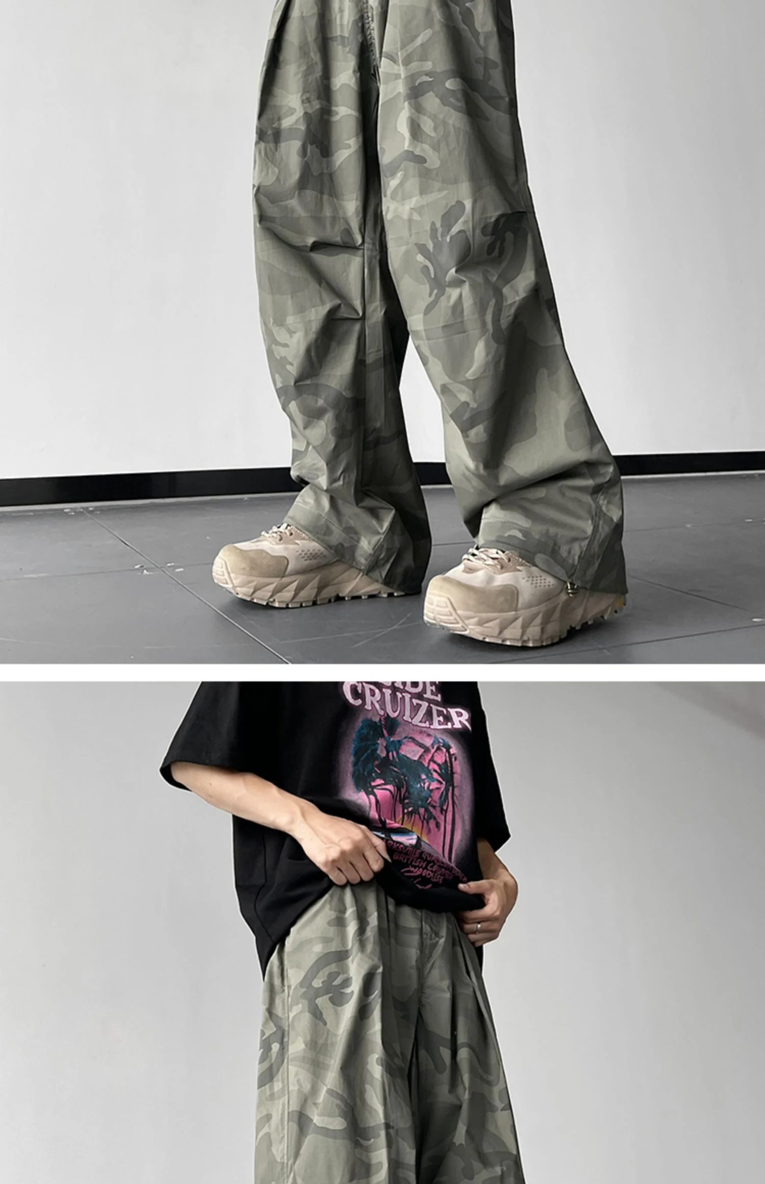 American High Waist Loose Wide Leg Workwear Pants, a comfortable and versatile choice for work or casual wear, all-match