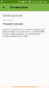 EnovateCalDav - náhled