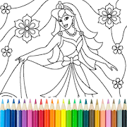 Download  Princess Coloring Game 