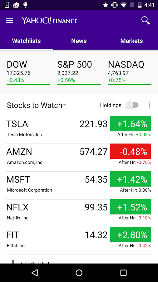 Yahoo Finance - Android Apps on Google Play