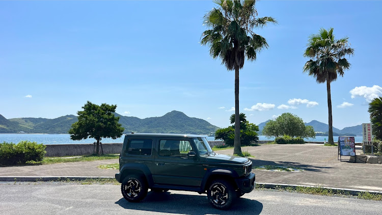ジムニーシエラの夏っぽい写真展・お盆休み・地震大丈夫でしたか？・ドライブ・橋と愛車に関するカスタム事例の投稿画像1枚目