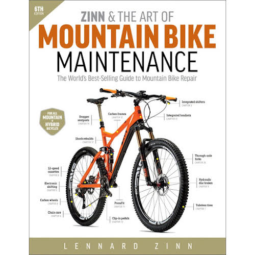 Velo Press Zinn and the Art of Mountain Bike Maintenance 6th Edition