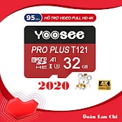 [ Giá Huỷ Diệt] Thẻ Nhớ Microsdhc Yoosee Pro Plus 32Gb A1 U3 4K R95Mb/S W45Mb/S (Đỏ) - Chuyên Camera Và Điện Thoại