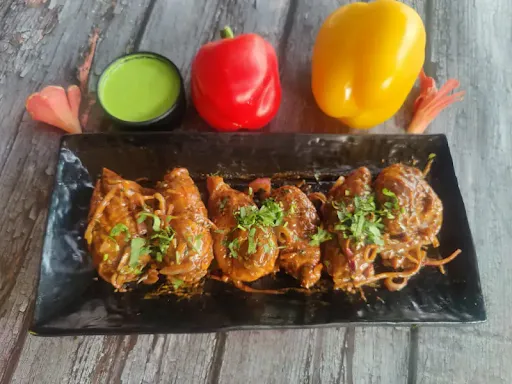 Soya Protien Barbeque Momos