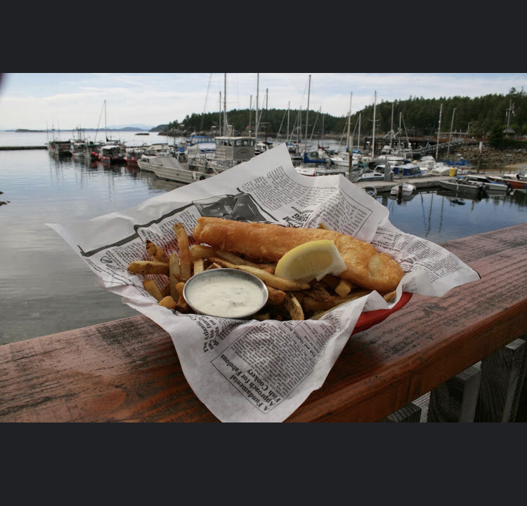 Gluten-Free Fish & Chips at The Boardwalk Restaurant