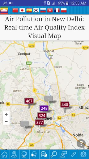 Pollution meter