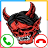 Fake call with Scary Devil icon