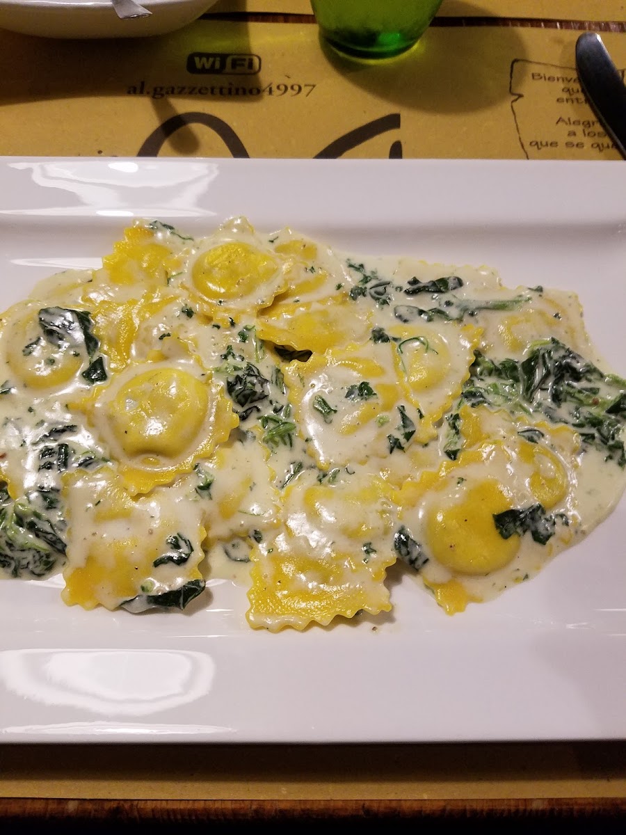 Gluten-Free Pasta at Trattoria Al Gazzettino