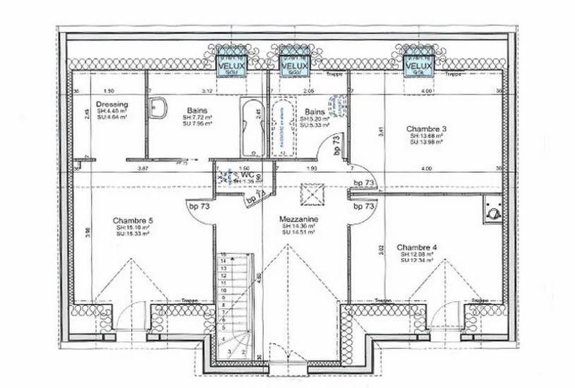  Vente Terrain + Maison - Terrain : 491m² - Maison : 161m² à Bueil (27730) 