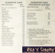 Rich n Creamy menu 2