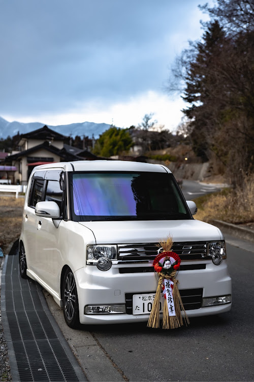 ムーヴコンテカスタムの年末のご挨拶・大晦日・しめ縄・ピックアップありがとうございましたに関するカスタム事例の投稿画像1枚目