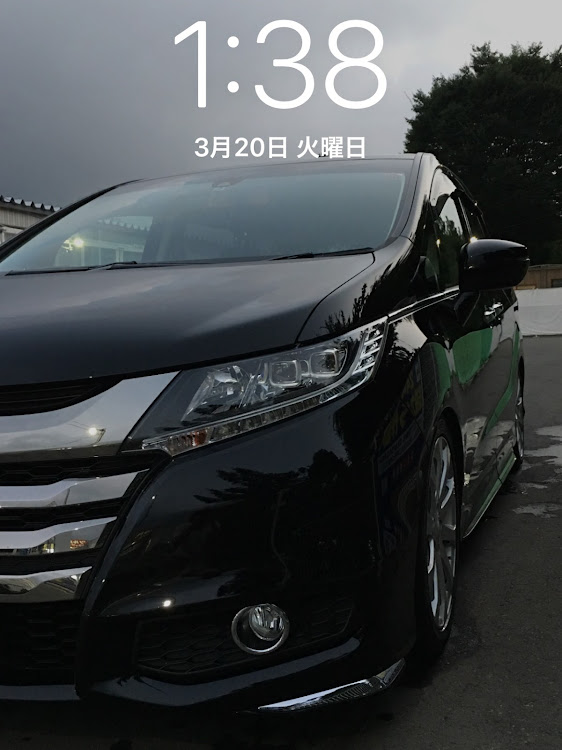 オデッセイのiPhoneロック画面に関するカスタム事例の投稿画像1枚目