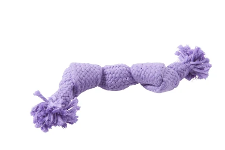 Utgtt!  BUSTER Colour Squeak Rope, purple, small (23cm)