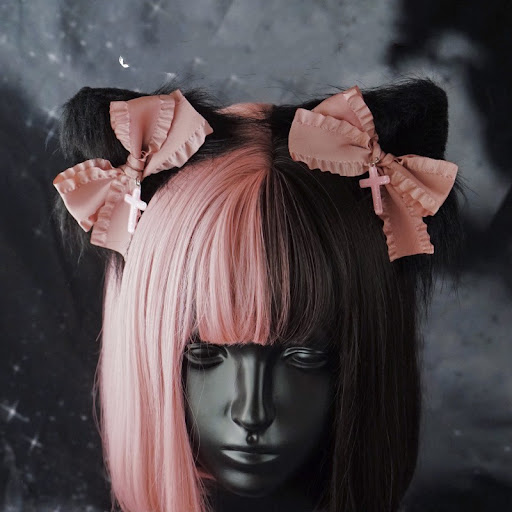 Title 1, Original Handmade Cat Ear Hair Clip. Adorable a...