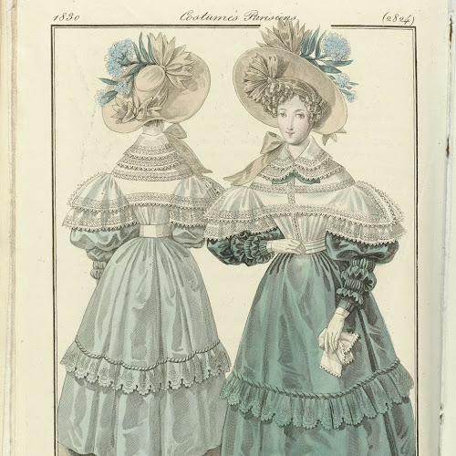 Journal des Dames et des Modes 1830, Costumes Parisiens (2824 ...